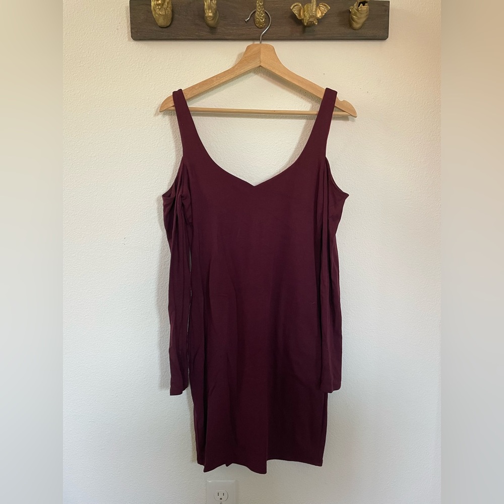 Lulu’s Maroon Bodycon Dress